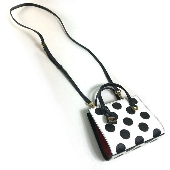 DOLCE&GABBANA Dot pattern Hand Bag Mini Shoulder Bag 2 way bag - Picture 5 of 12